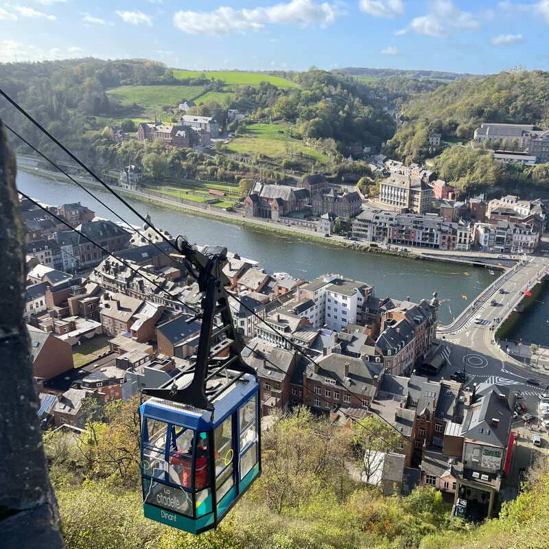 A Cable Car In Dinant, Belgium