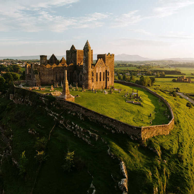 Aerial View Of Rock Of Cashel, Ireland