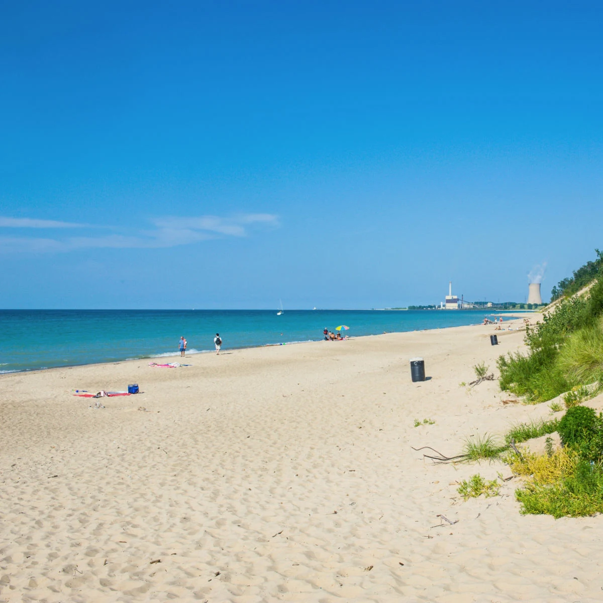 Beach at Indiana Dunes