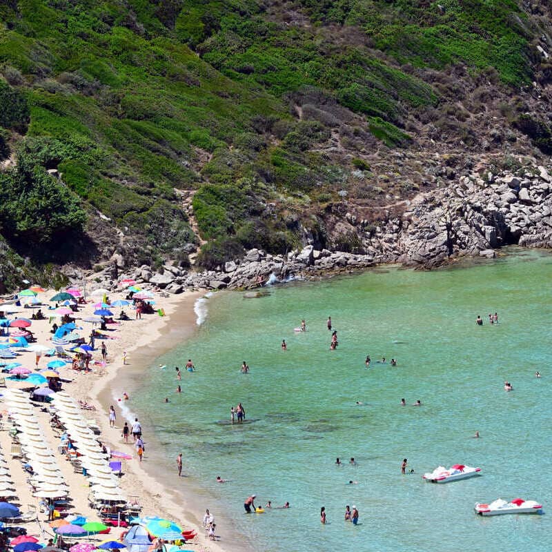 Beautiful Beach In Santa Teresa Gallura, Sardinia, Italy