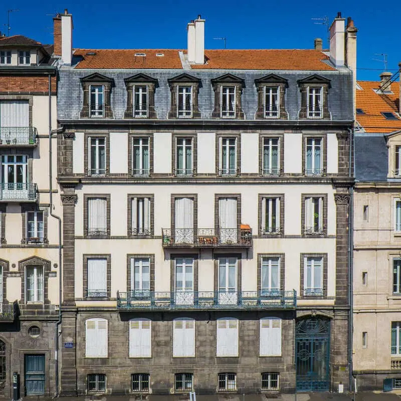 Beautiful Building Facades In Clermont-Ferrand, France