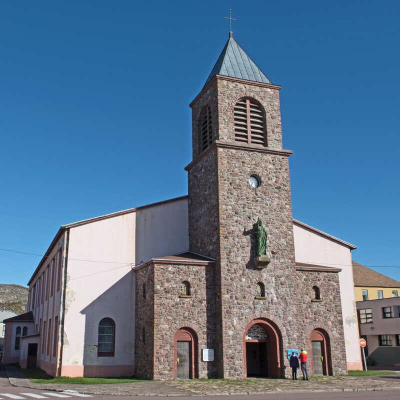 Cathedral Of Saint-Pierre In Saint-Pierre-et-Miquelon, France