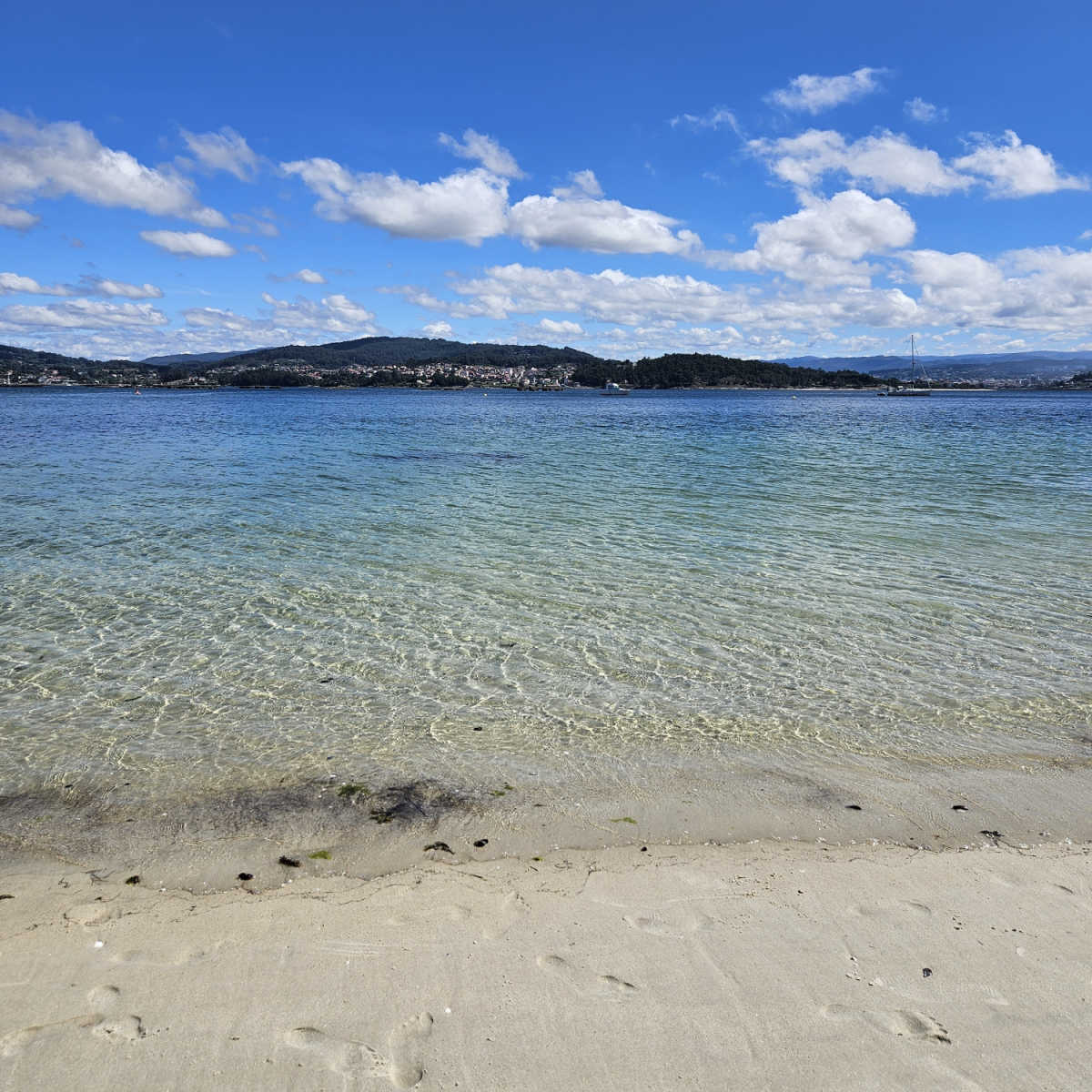 Clear waters of Tambo Island, Spain