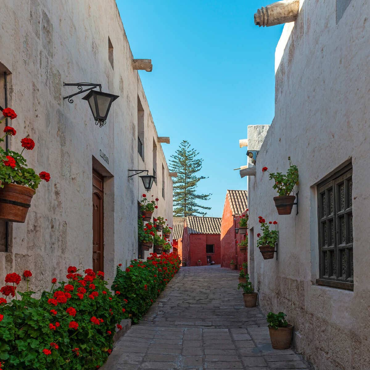 Colonial Street In Arequipa, Peru
