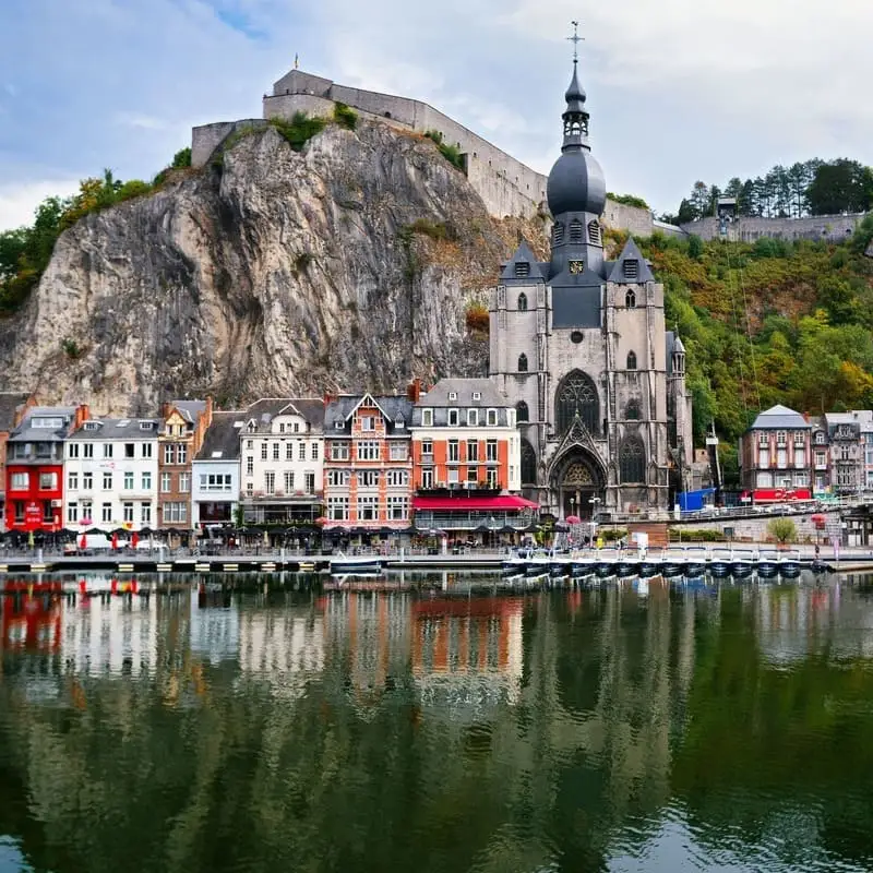 Dinant Waterfront In Belgium