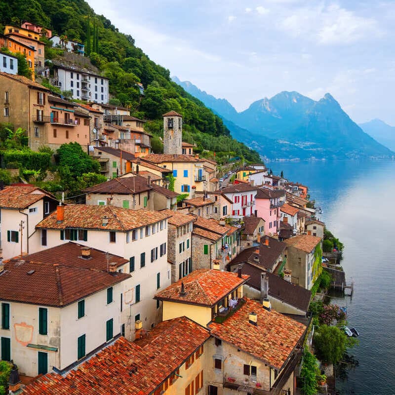 গেন্ডারিয়া গ্রাম, লুগানো লেক, সুইজারল্যান্ড