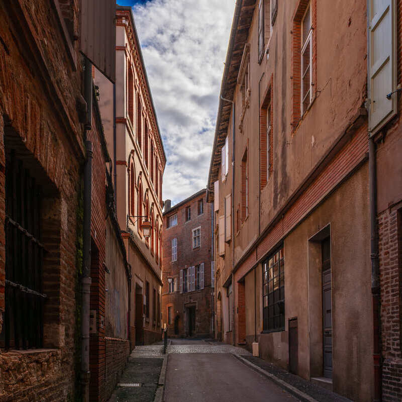 Historic Old Town Of Albi, France