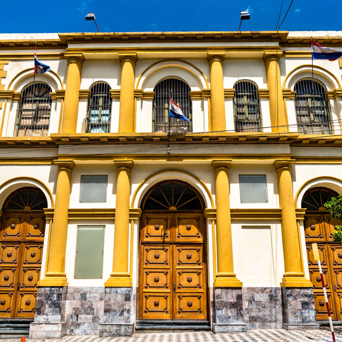 Historic building in Asuncion, Paraguay