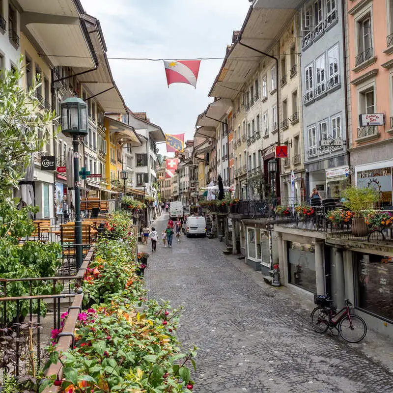 Obere Hauptgasse In Thun, Switzerland