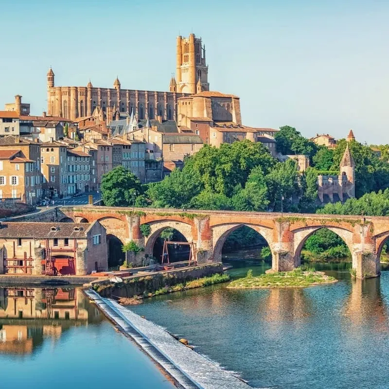 Panoramic View Of Albi, France