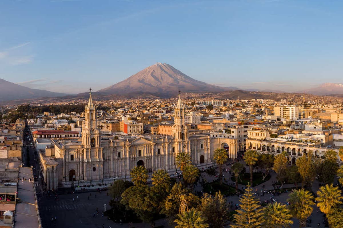 Panoramic View Of Arequipa, Peru