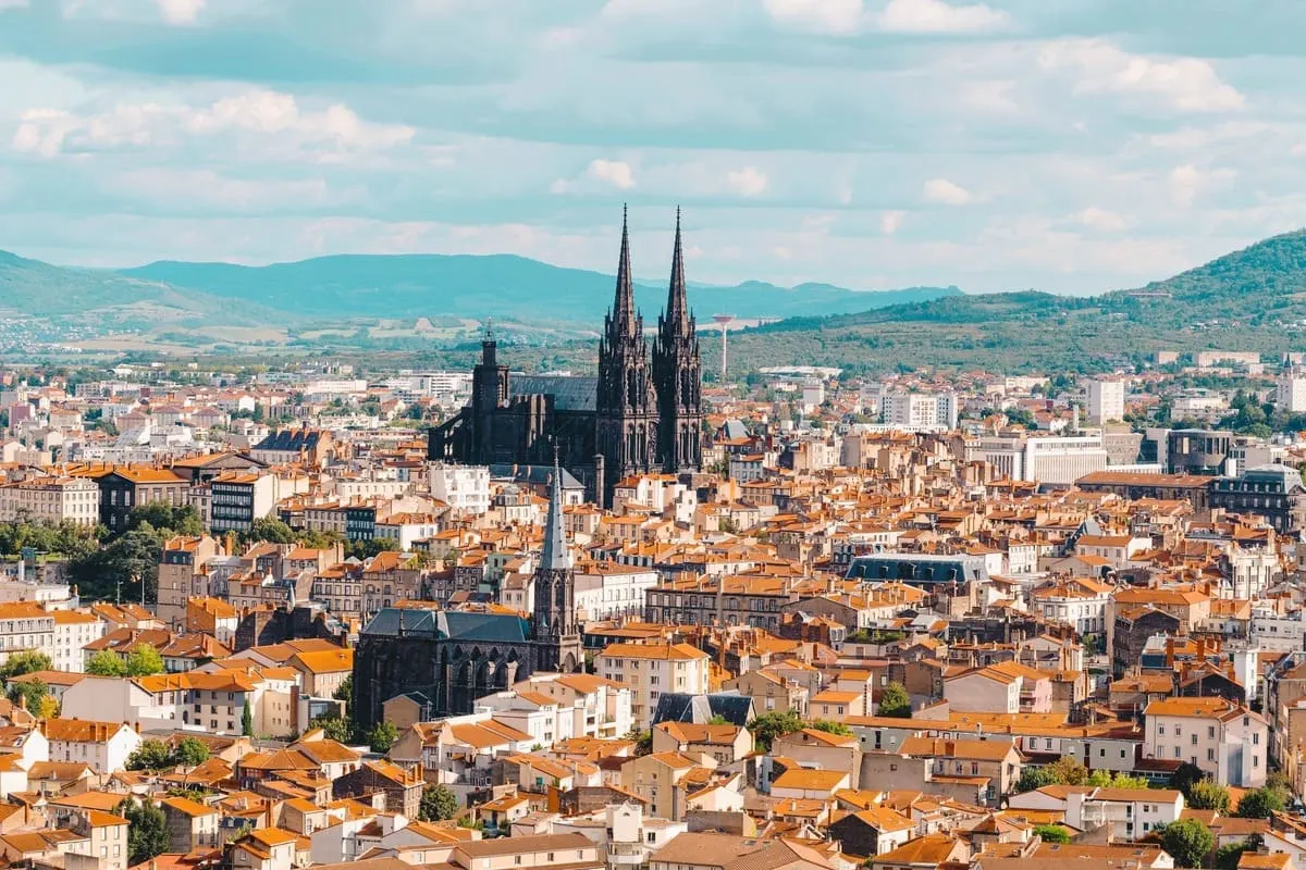 Panoramic View Of Clermont-Ferrand, France