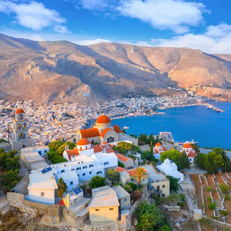 Panoramic View Of Kalymnos, Greece