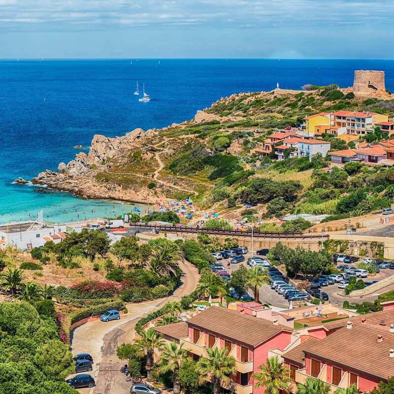 Panoramic View Of Santa Teresa Gallura, Sardinia, Italy