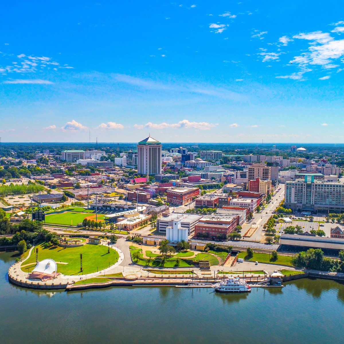 Riverfront Park in downtown Montgomery, AL