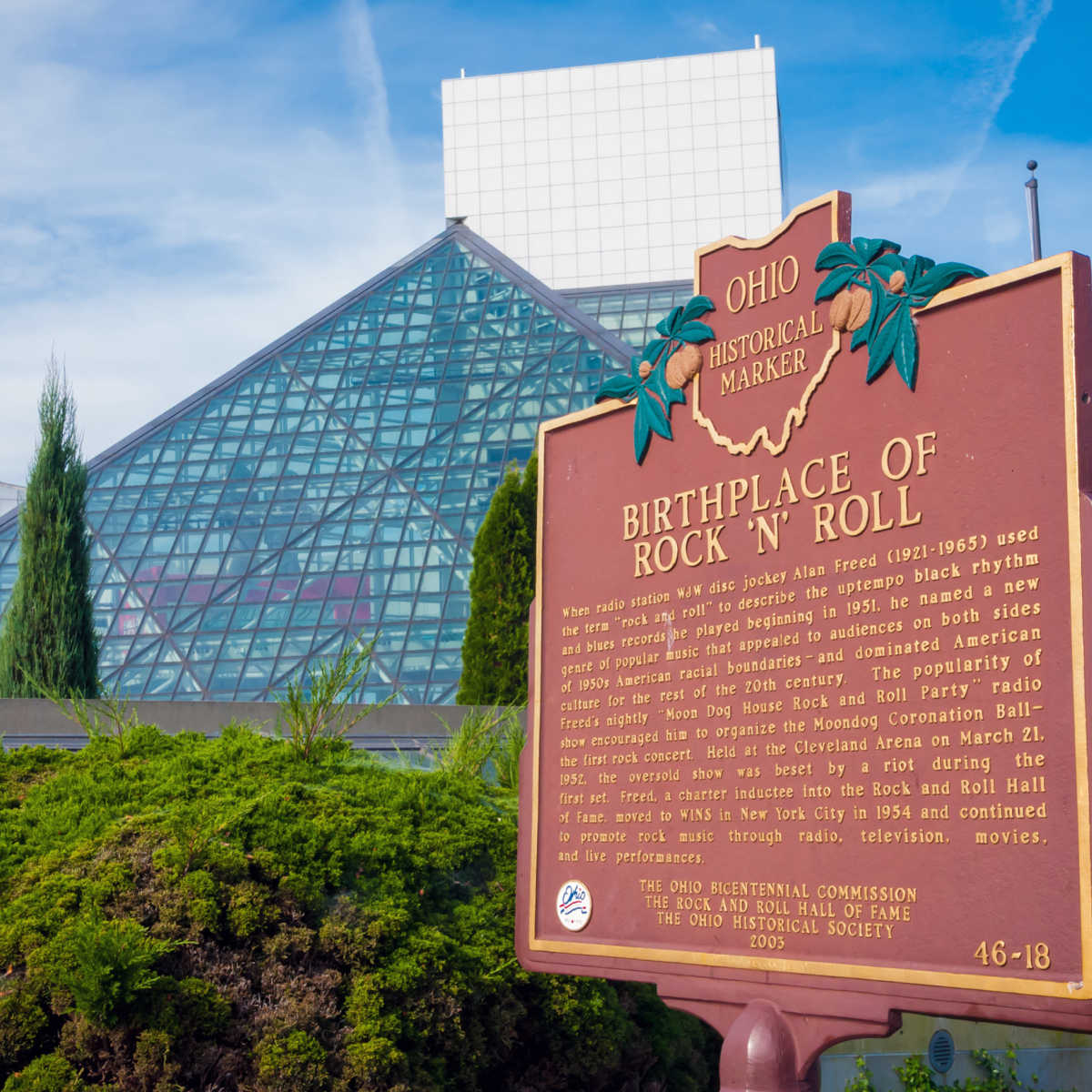 Rock 'n Roll landmark in Cleveland, OH