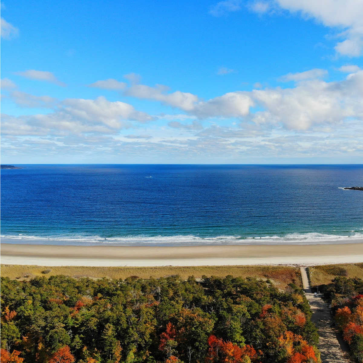 Scarborough Beach State Park near Portland, Maine
