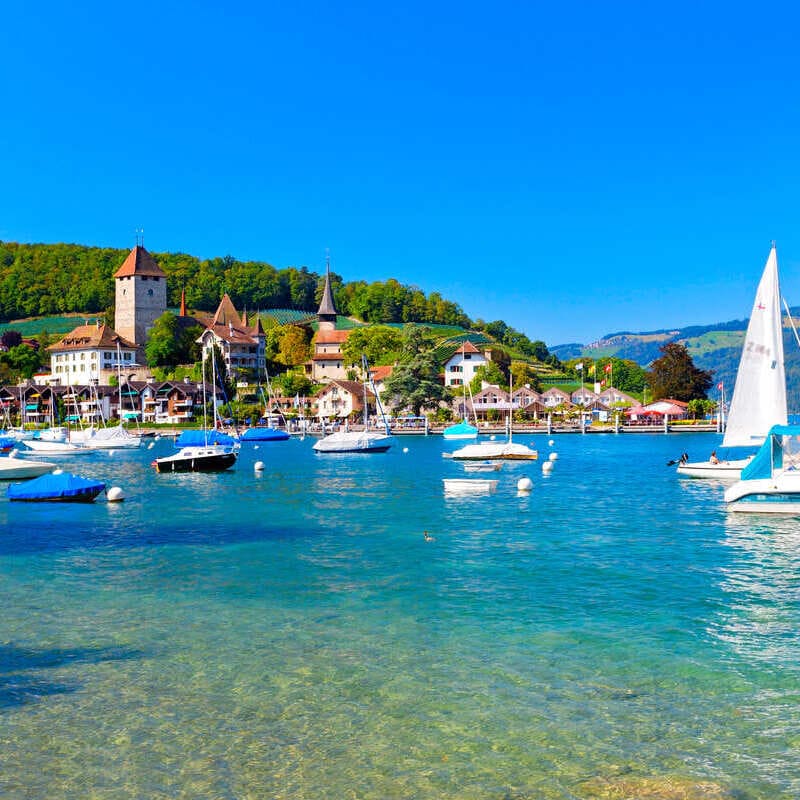 Thunersee In Switzerland