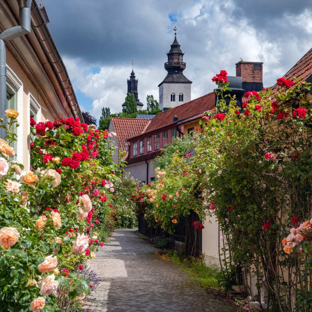 Glavni grad na popisu UNESCO-a Visby, otok Gotland, Švedska