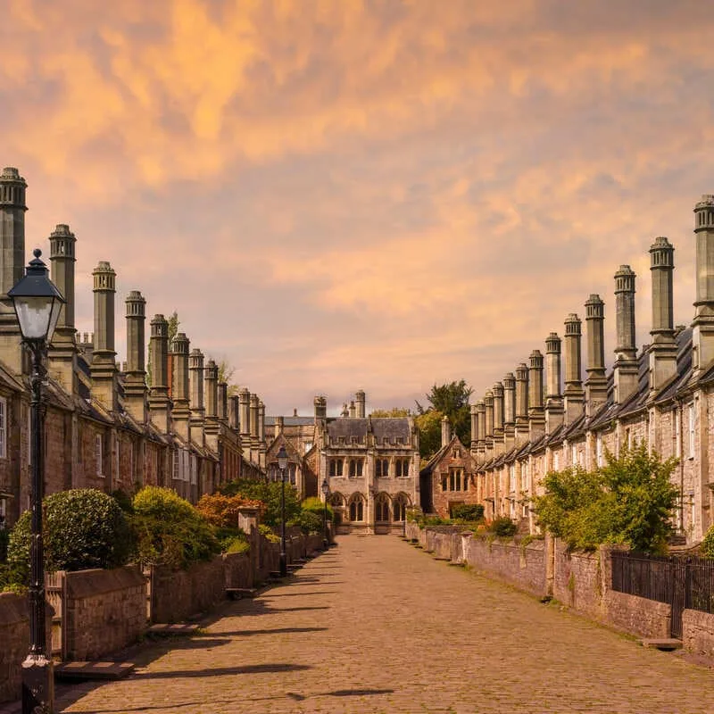 Vicar's Close In Wells, England, United Kingdom
