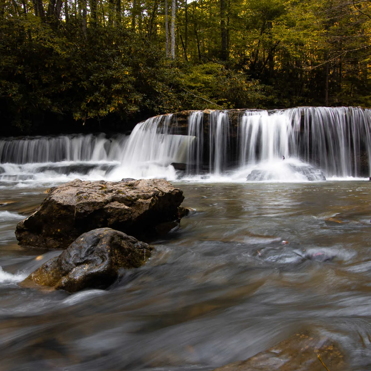 Waterfalls in Pipestem State Park