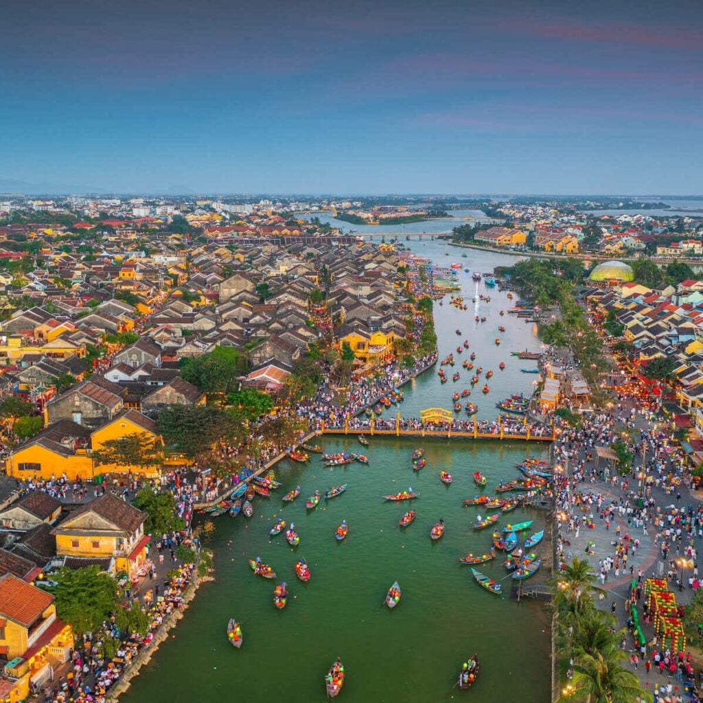 Aerial View Of Hoi An, Vietnam