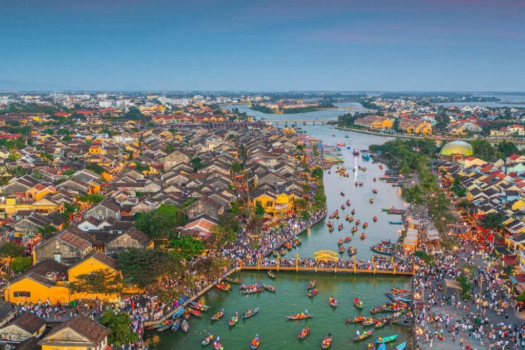 Aerial View Of Hoi An, Vietnam