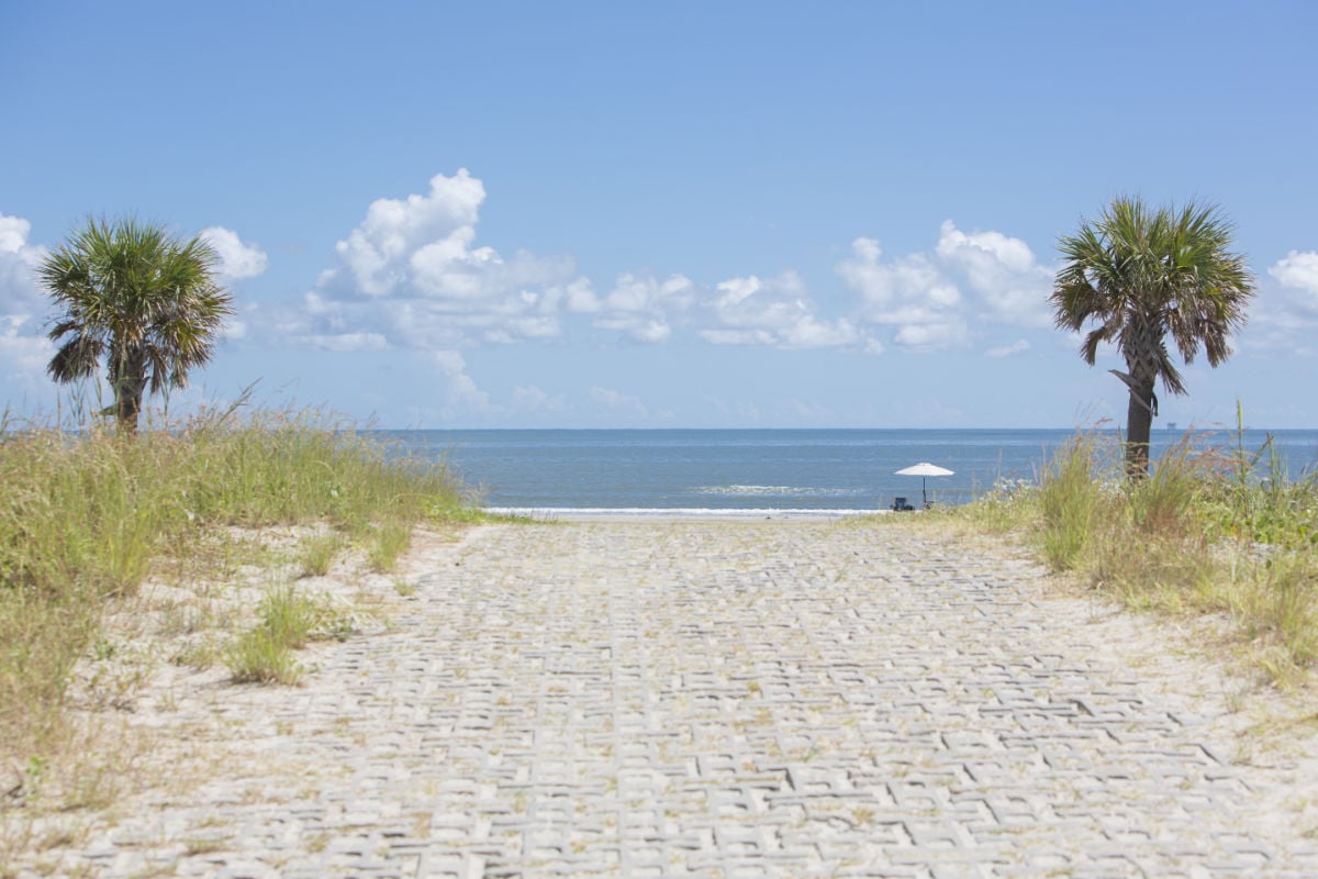 Beach at Grand Isle, Louisiana