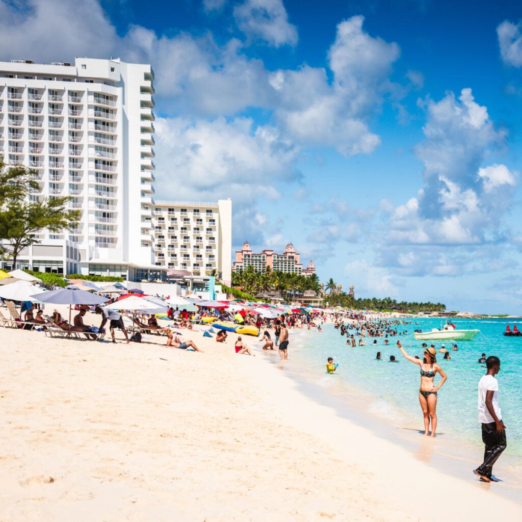 Beach in Nassau, Bahamas