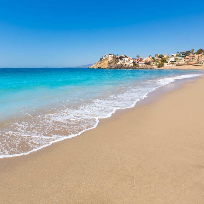 Beautiful Beach In Mazarron, Spain