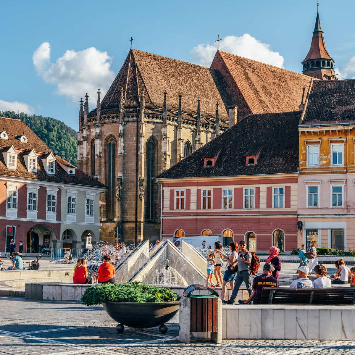 Black Church In Brasov, Romania