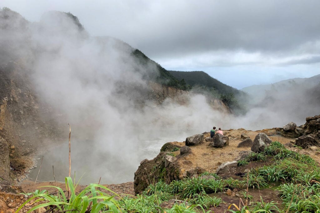 Boiling Lake in Dominica Commonwealth