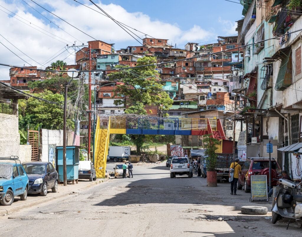 Caracas, Venezuela,  main street of the suburb of "Cota 905" located on a hill