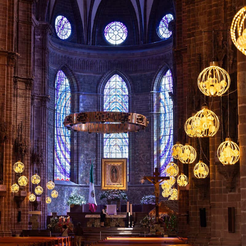 Cathedral Interior In Zamora de Hidalgo, Mexico