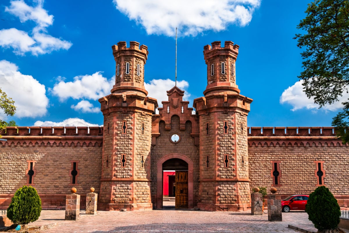 Centennial Center for the Arts in historic center of San Luis Potosi, UNESCO world heritage in Mexico