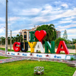 I love Guyana sign