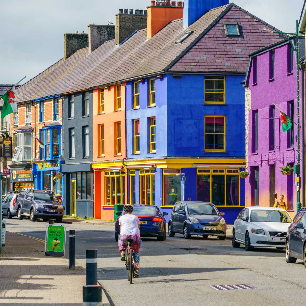 Llanberis, a village in northwest Wales, UK
