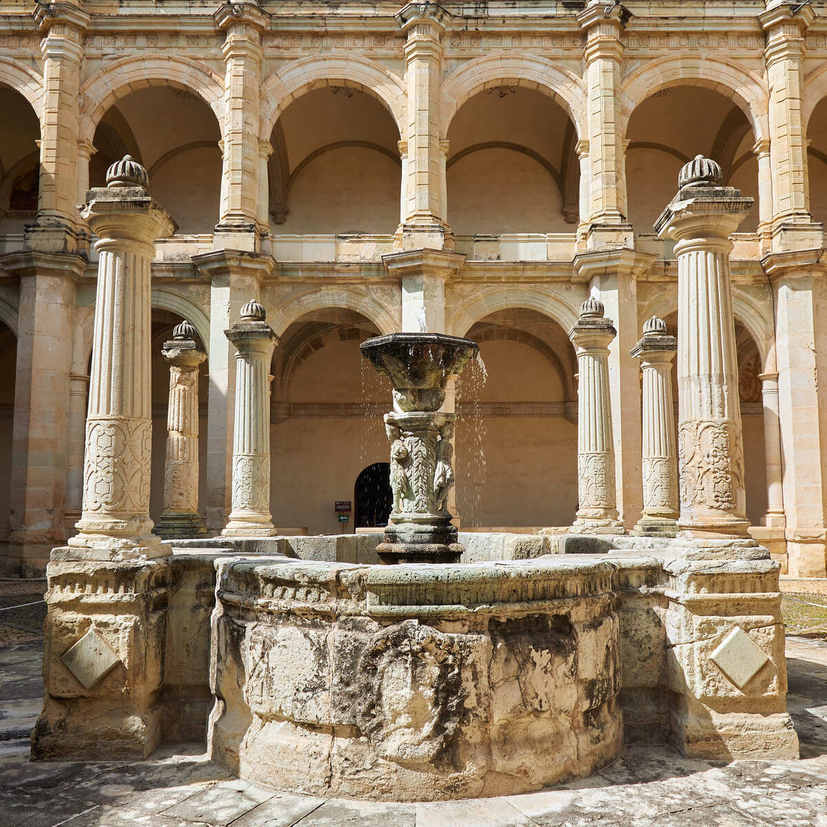 Monastery Cloister In Oaxaca de Juarez, Mexico