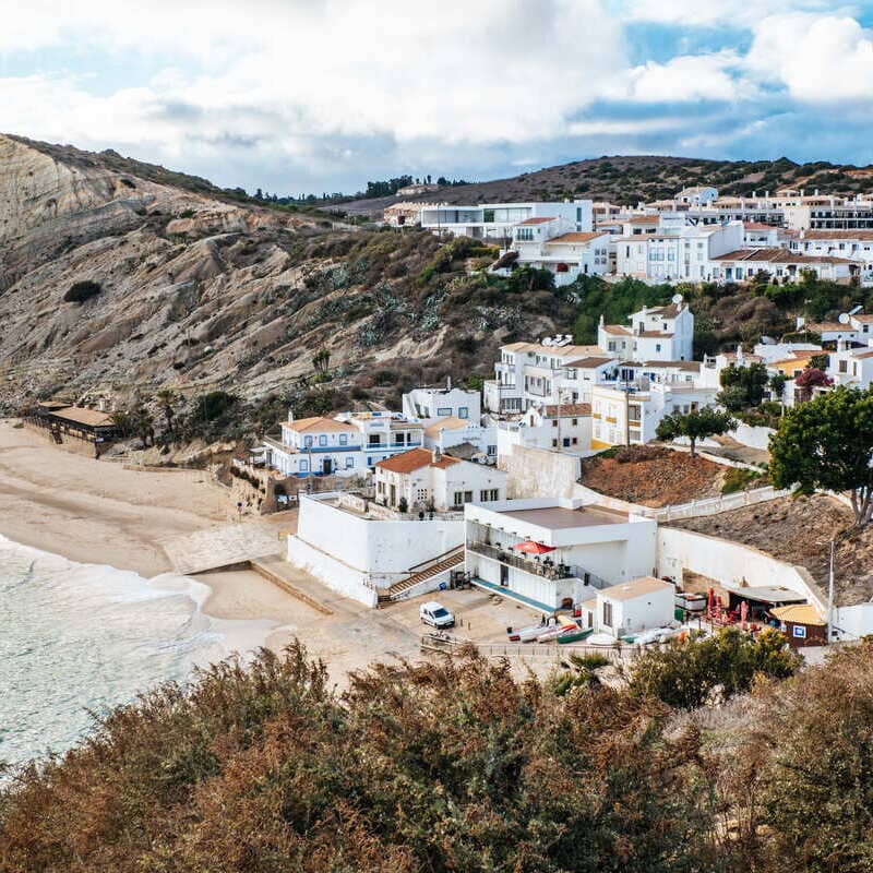 Panoramic View Of Burgau, Portugal