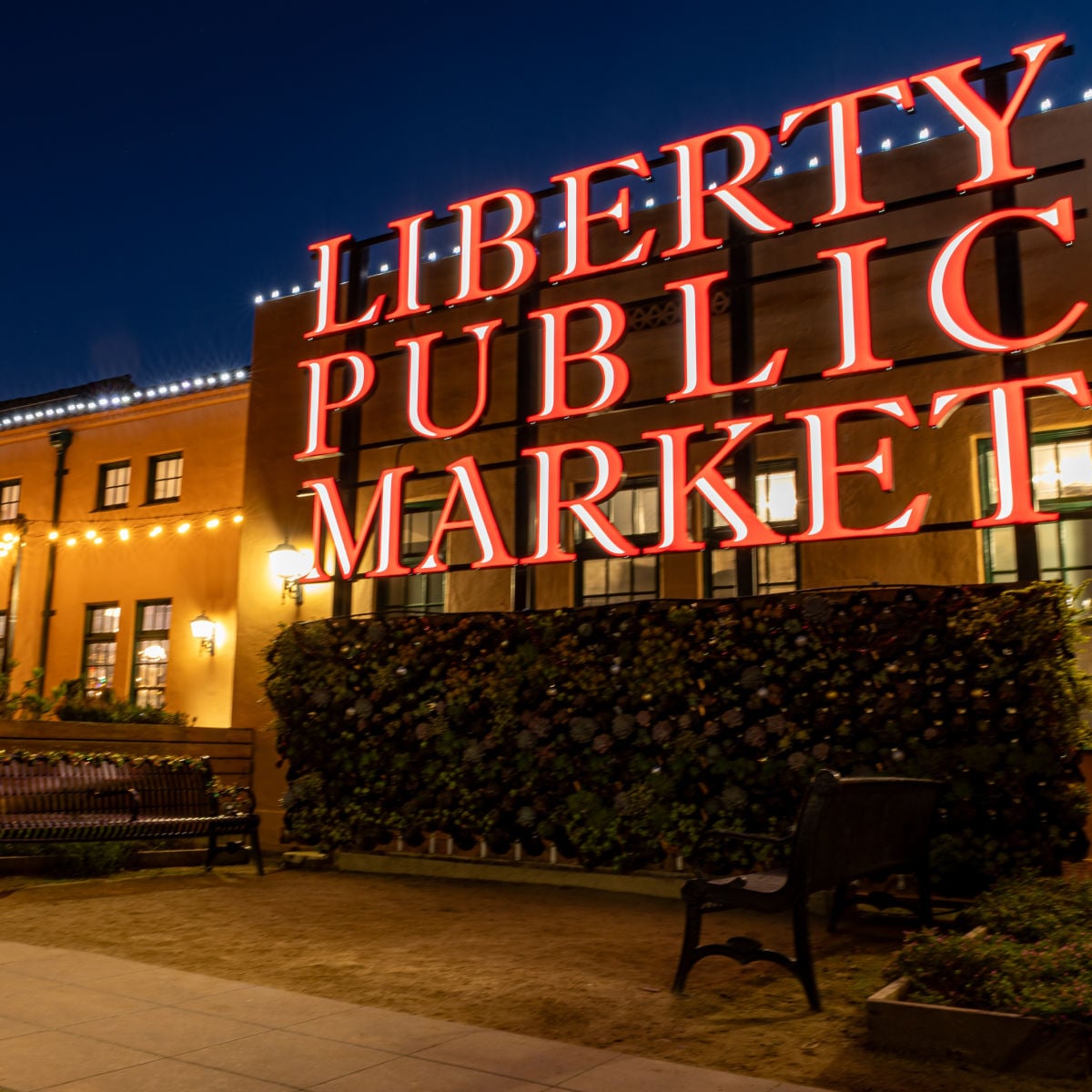 Public market at Liberty Station in San Diego