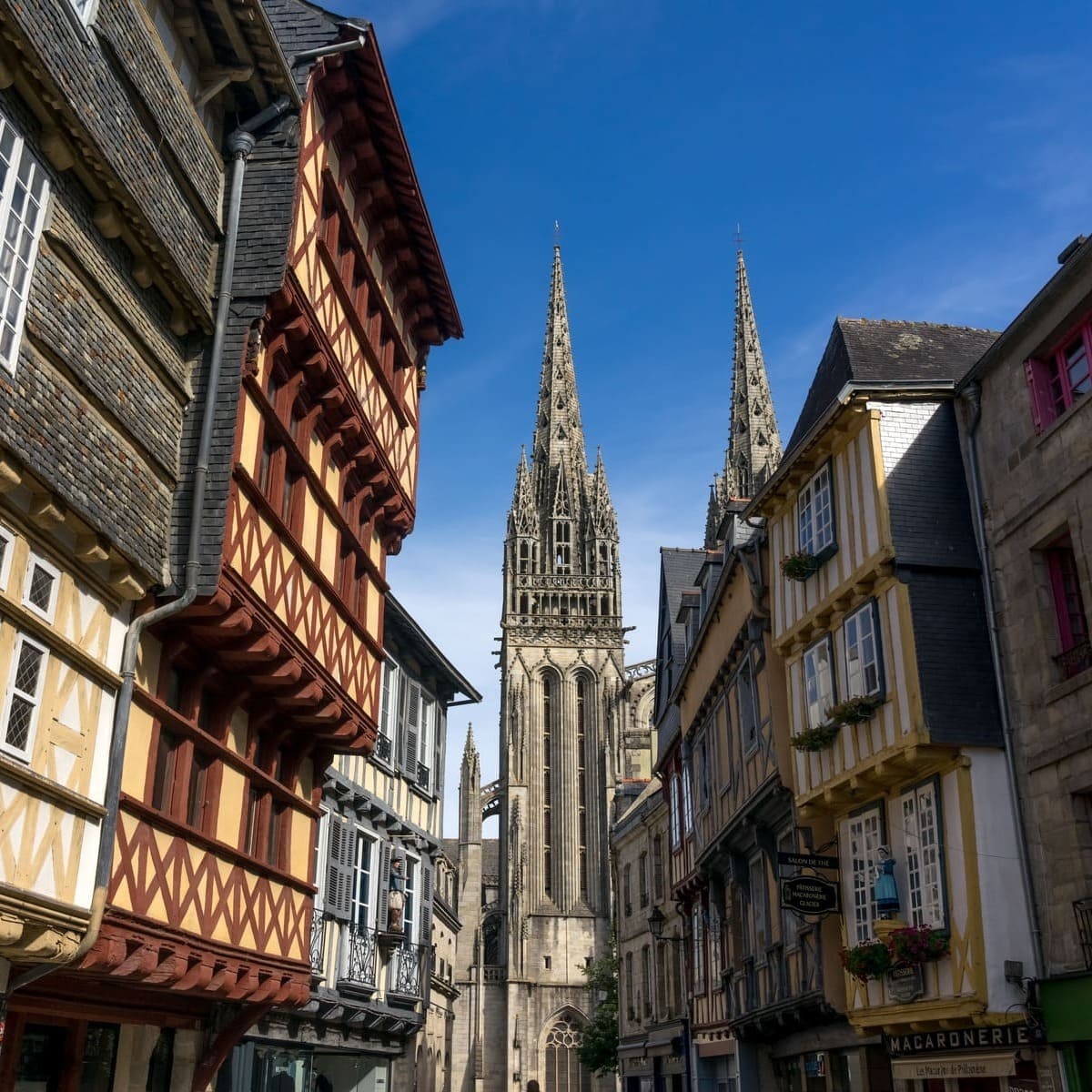 Quimper Old Town, Brittany, France