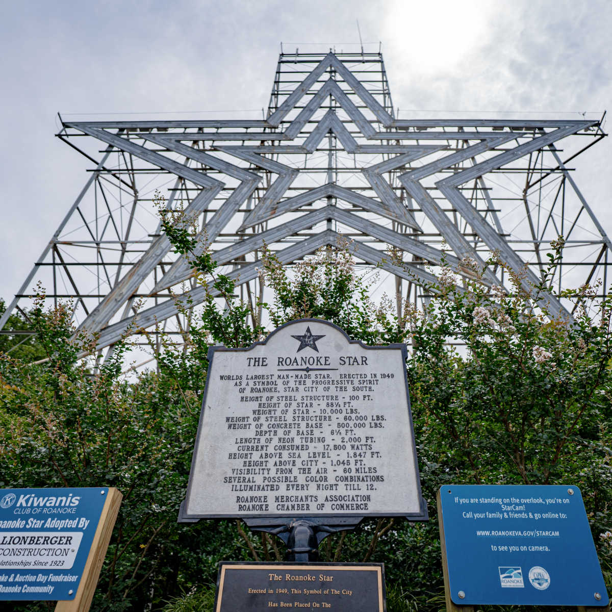 Roanoke Star in Virginia