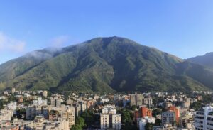 Skyline of Caracas city, Venezuela.