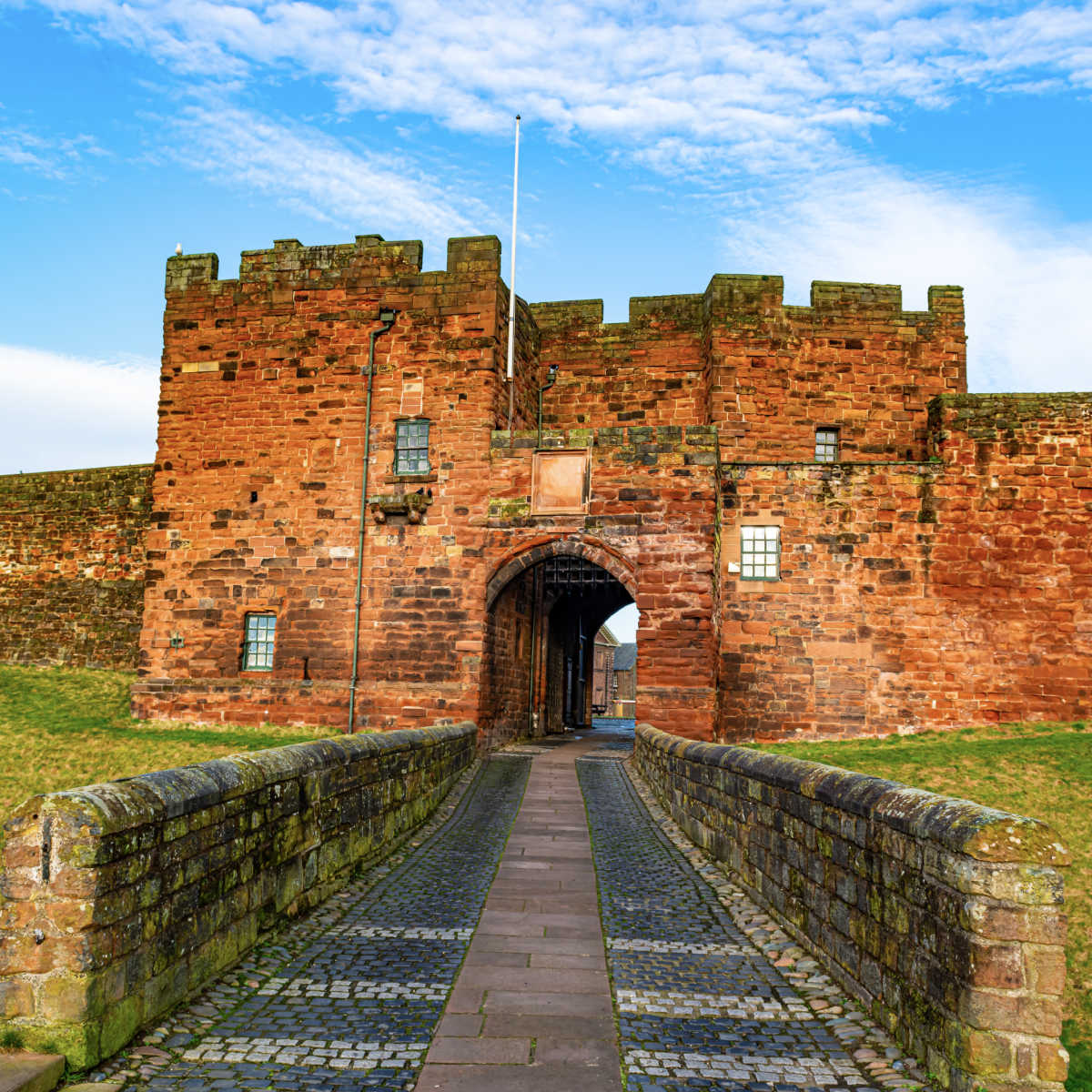 Steps to Carlisle Castle (UK)