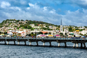 Broad city view of Georgetown, Guyana