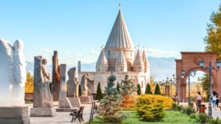 Yazidi temple (Ziarat) in Armenia