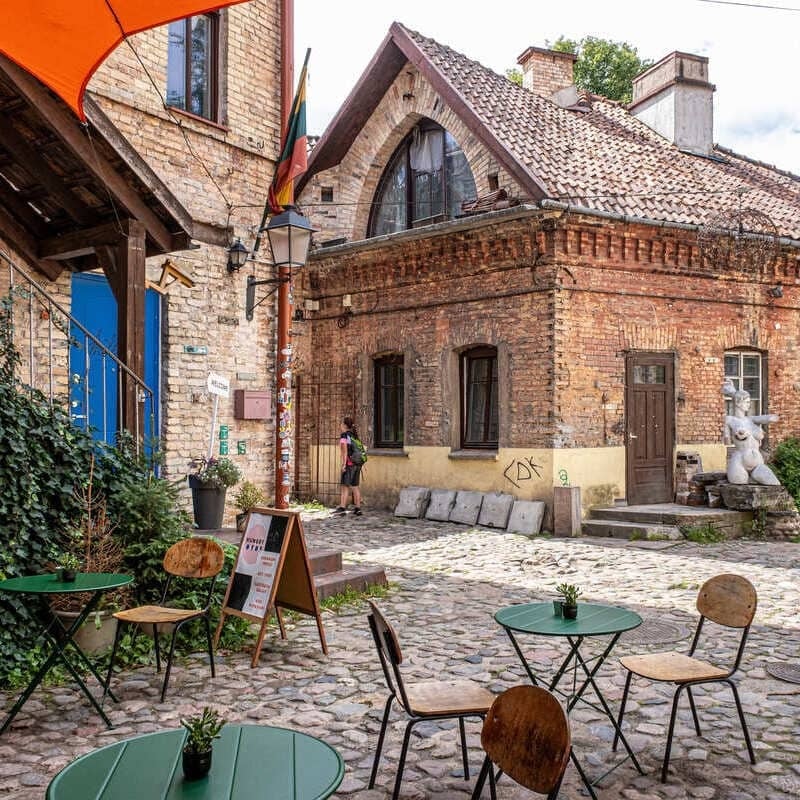 Uzupis Republic In Vilnius, Lithuania