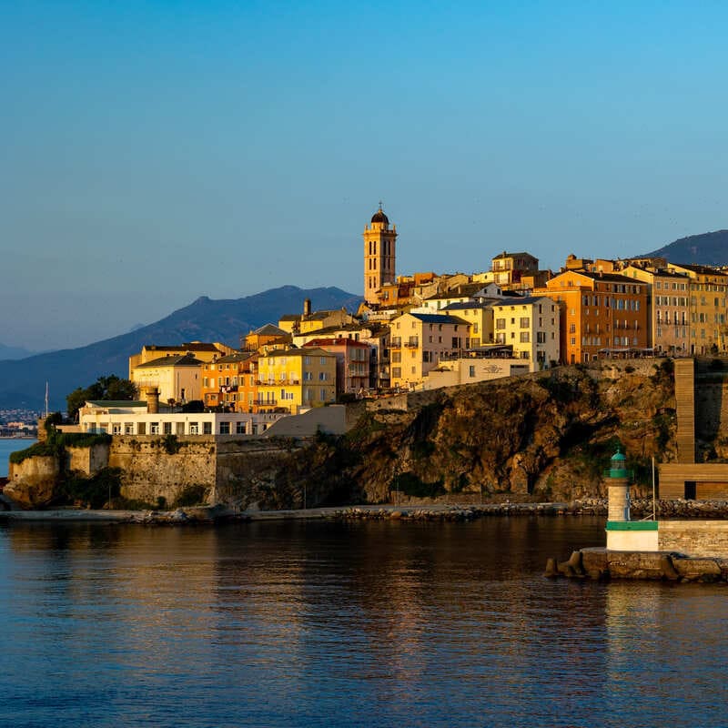 View Of Bastia Citadel, Corsica, France