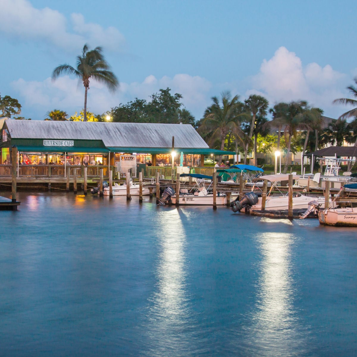 Waterfront cafe in Vero Beach, FL