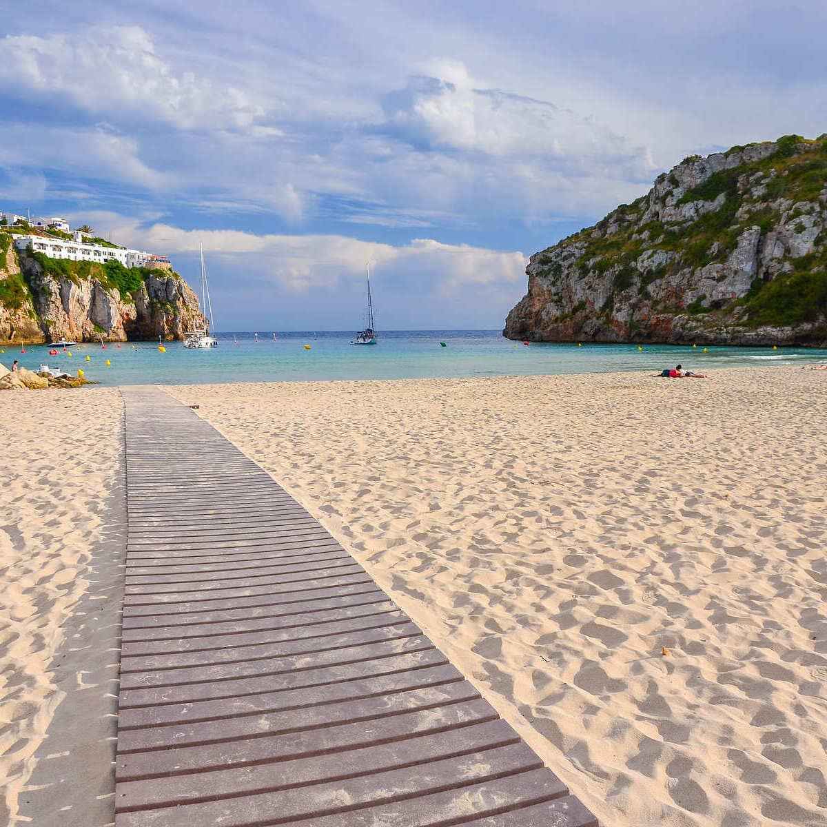 White Sand Beach In Menorca, Spain